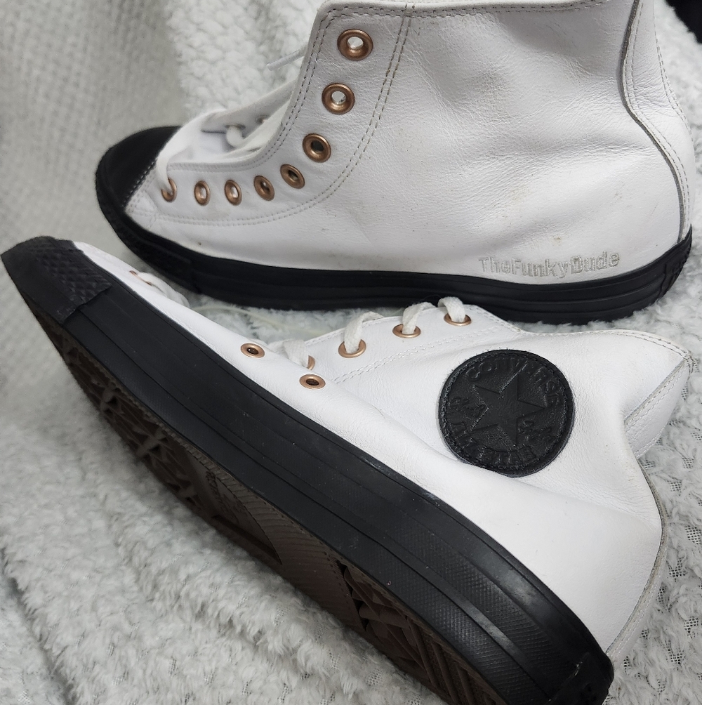 Converse Black and White High-Tops